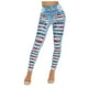 thumbnail image 5 of Gibobby Leggings térmicos mujer Deportes cómodos polainas de las Denim Impreso cadera rosa pantalones de(Azul,G), 5 of 5