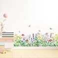 thumbnail image 2 of Adhesivos de pared con forma de flor y mariposa, flores silvestres, PVC, 229 x 136 cm, 2 of 2