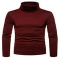thumbnail image 1 of Chandails à Col Roulé Ajustés pour Hommes Chandail-Over Thermique Tricoté, 1 of 5