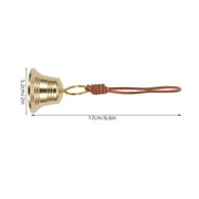 LOLIPPYY Retro Style Solid Brass Wall Mounted Doorbell Pendant for Home and Garden Decorative Use
