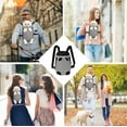 thumbnail image 6 of Dog Carrier Backpack Pet Legs Out Front Cat Travel Bag, Adjustable Puppy Backpacks Carriers Hands-Free for Small Medium Dogs Cats Hiking Traveling Camping Daily Walking (Small, Grey), 6 of 13