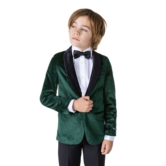 OppoSuits Deluxe Boys' Blazers BOYS Dinner Jacket - Rich Green - US 6Y Green