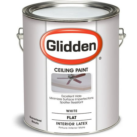 Glidden Ceiling Paint, Grab-N-Go, White, 1 Gallon