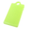 Unique Bargains Laundry Bathroom Plastic Rectangle Clothes Pants Washing Board Plate Light Green