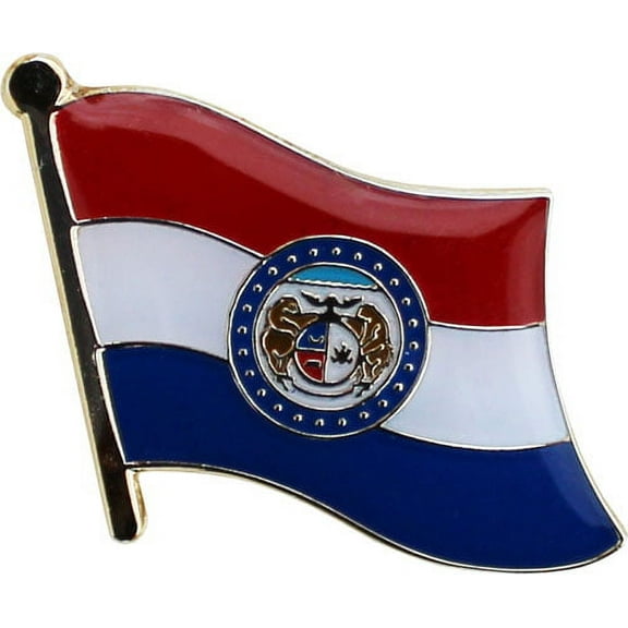 Missouri Flag Lapel Pin