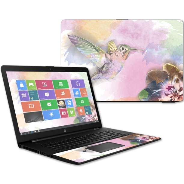 Skin Decal Wrap for HP 17t Laptop 17.3" (2017) Water Color Mocking