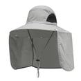 thumbnail image 3 of Sombrero de cubo versátil para el de verano, ideal para viajes, jardín, actividades al aire libre, deportes. Gris claro, 3 of 10