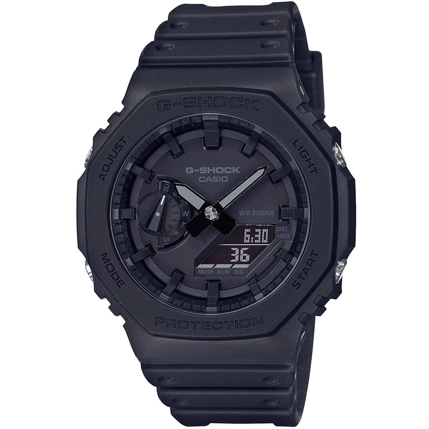 CASIO g-shock デジタル腕時計 ブラック c730c40b-a769-4ab8-98fe-