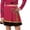 Red & Black, variant on G'irls Long Sleeve Top & Skirt Princess Cosplay Sets, with Soft Breathable Fabric, Cute Everyday Outfit for Halloween Cosplay & Birthday Gift