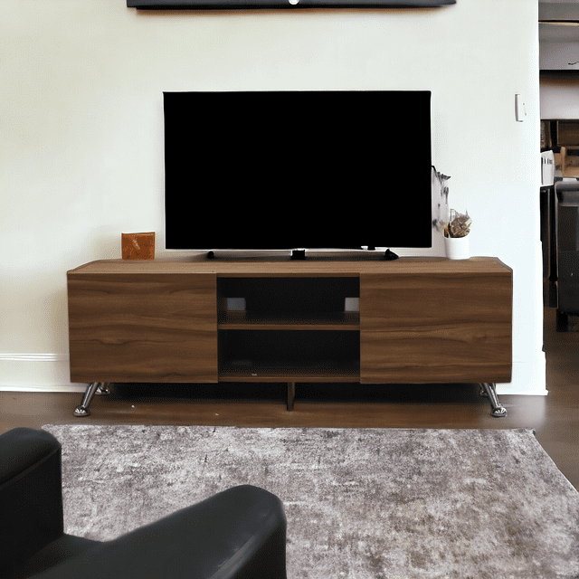 Mueble para TV Hogare Italy Parota Centro de entretenimiento HOGARE Italy