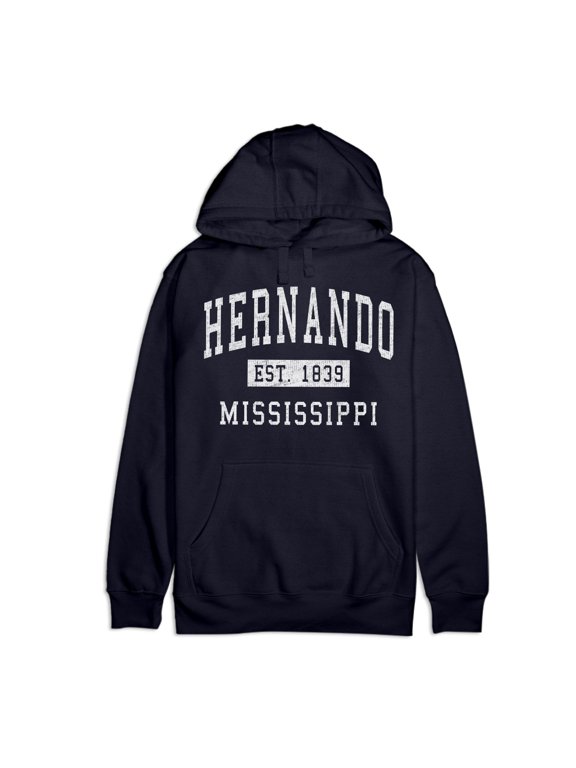 Hernando Mississippi Classic Established Premium Cotton Hoodie