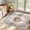 Beige/Blue/Orange-2' X 3' (Rectangular), variant on Area Rugs Small 2'x3' Washable Non-slip Flvintdimedallion Carpet For Kitchen Entryway Bathroom Dark Blue