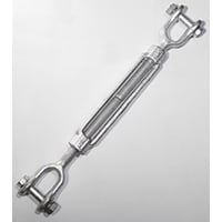 - BARON 19-1/2X6 Turnbuckle, 2200 lb Weight Capacity, Jaw Fitting A, Jaw Fitting B, Galvanized Steel