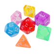 thumbnail image 2 of 7x Troquel de Dados Poliédricos para Mazmorras Y Juegos de Casino RPG de Dragón Suministros para Fiestas 3, 2 of 5