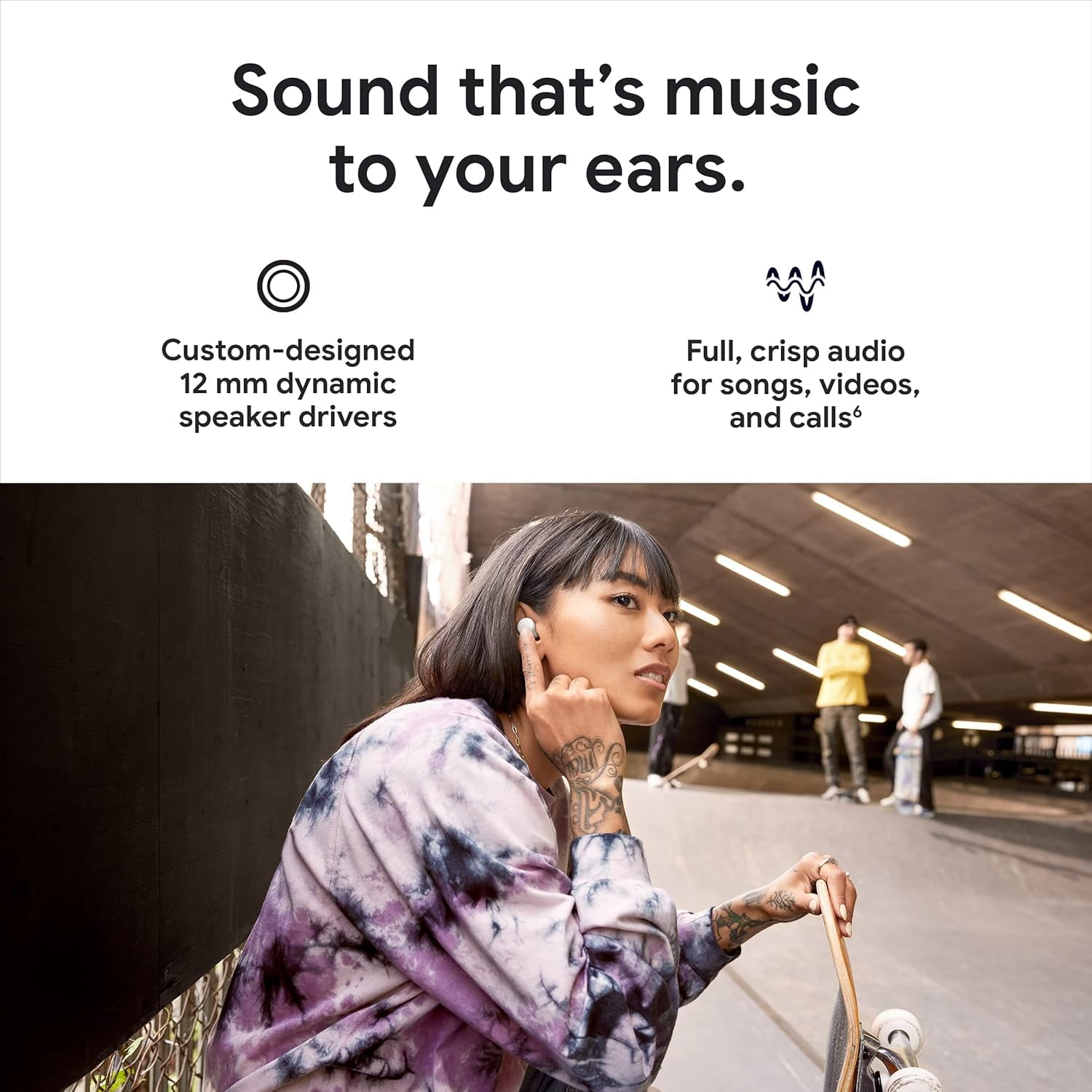 Restored Google Pixel Buds A-Series True Wireless In-Ear Headphones (Clearly White) Good