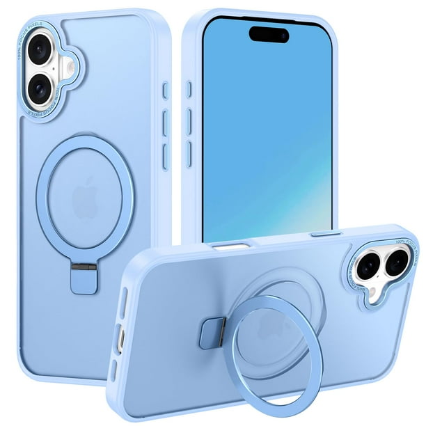 Funda Casehas para iPhone 17 2025 con soporte magnético MagSafe azul