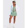 thumbnail image 2 of CRZ YOGA Girls Feathery-Fit Soft Ruffle Athletic Skirts School Casual Skorts with Pockets Liner Kids Teen, 2 of 6