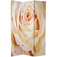thumbnail image 6 of Oriental Furniture 6 ft. Tall Double Sided Roses Room Divider - 3 Panel, 6 of 7