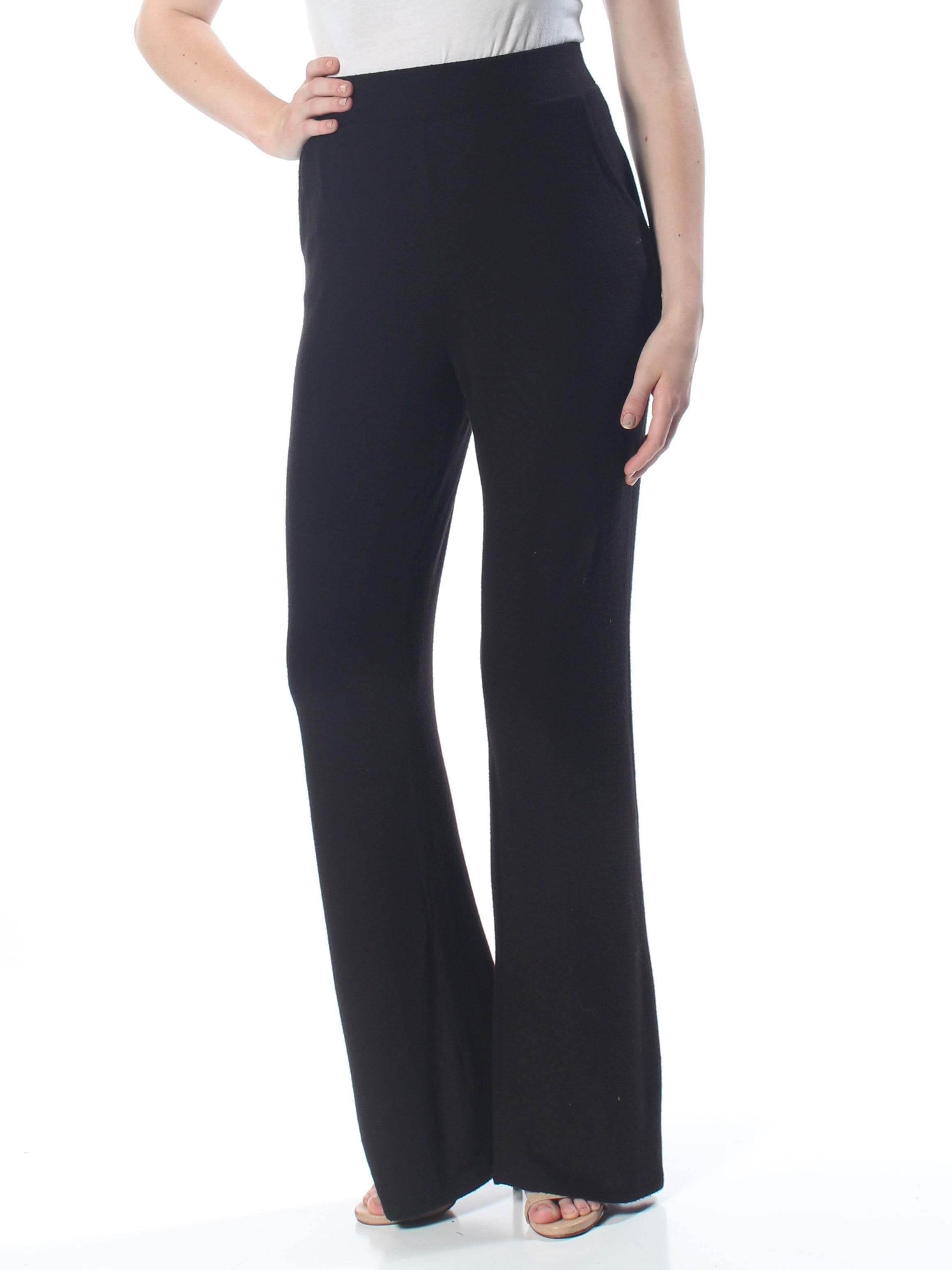 GUESS Womens Black Opal High Waist Flare Pants Size: L - Walmart.com ...