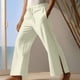 thumbnail image 1 of Pantalones largos para hombre, lisos, informales, a la moda, con bolsillos y cintura elástica, pantalones largos para hombre, 1 of 6