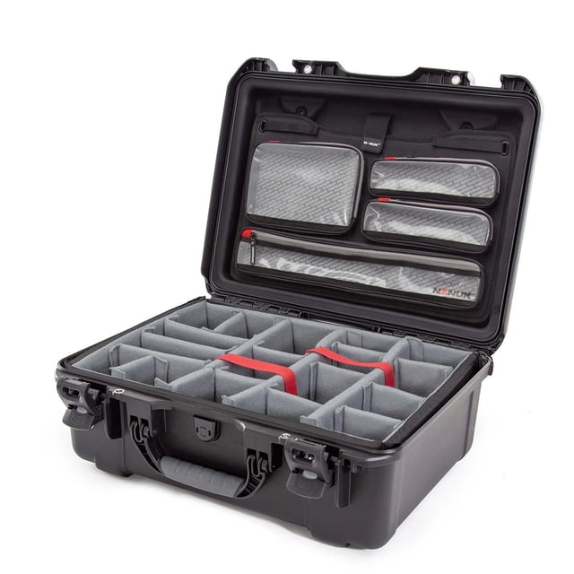 Funda rígida NANUK 940 impermeable con organizador para cámara, color negro