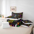 thumbnail image 5 of Ensemble de Literie Math 7 Pcs, Ensembles de Literie Formule Mathématique Science Éducative Fournitures Scolaires Ensemble de Draps Format Double avec Couette, 1 Drap Plat, 1 Drap-Housse, 2 Taies d'Oreiller, 2 Housses de Coussin Décoratif, 5 of 5