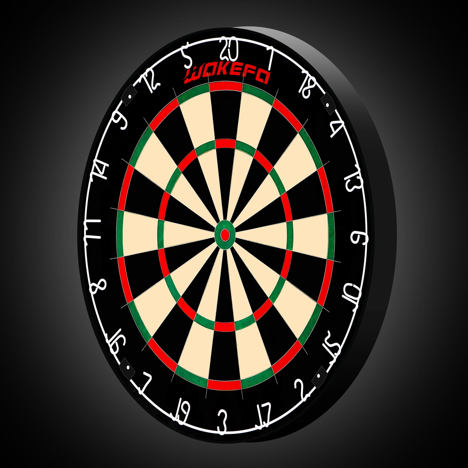 Professional Dart Boards, Competition Bristle Dartboard and Darts for Adults, Steel Tip Dart Board Set in Game Room/Bar/Office, Regulation Size High Grade Sisal Dartboards with 6 Metal Tip Darts