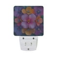 thumbnail image 5 of Yayeee LED Plug in Night Light for The Home with Auto Dusk to Dawn Light Sensors, 2 Pack, Large Purple Flowers, 5 of 6