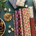 thumbnail image 7 of Regal Dreams Princess-Themed Yellow Gift Wrapping Paper, 20 Sq ft (2 Rolls) Premium Deluxe Easy-Cut Grid-Lined Wrap Christmas Birthday Thanksgiving Party Prizes Supply with Bonus Canzonet Tag, 7 of 7