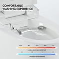 thumbnail image 3 of taoruifang White Ceramic Elongated Smart Bidet Toilet with Heated Seat, Warm Dryer, LED Night Light, Soft Close Cover, Remote Control, Power Outage Flushing, Strong Flush, 3 of 8