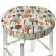 thumbnail image 3 of Balery Squirrels and Trees Fundas de asiento para taburete de bar redondo de tela de terciopelo ajustables que protegen de arañazos y manchas para sillas de 14 a 17 pulgadas.-12 inch, 3 of 7