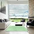 thumbnail image 6 of Ahgly Company Indoor Square Patterned Mint Green Area Rugs, 5' Square, 6 of 6