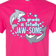 thumbnail image 4 of Inktastic 5th Grade is Jaw-some Sharks T-Shirt, 4 of 5