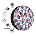 thumbnail image 5 of Rv Spare Tire Cover 16 inch - USA flag American football cool Tire Covers for Trailers, Adjustable Camper Spare Tire Cover, 5 of 7