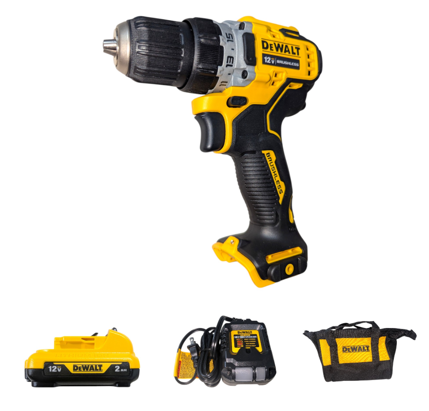 DEWALT XTREME 12V MAX 3/8-In Brushless Cordless Drill/Driver Kit (DCD701F2) | Compact, Powerful, and Built to Last