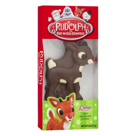 R M Palmer Rudolph & Pals 2.5 oz solid decorated chocolate flavored assortment