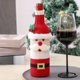 thumbnail image 2 of ChristmaWine Bottle Cover Christmas Decorations Old Man Reindeer Snowman Knitted Wine Bottle Cover Bottle Cover Champagne, 2 of 5