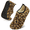 Leopard, variant on Womens Mens House Slippers Slip-Resistant Portable Travel Shoes