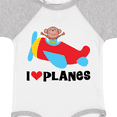 thumbnail image 4 of Inktastic Airplane I Love Planes Boys Baby Bodysuit, 4 of 5