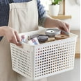 thumbnail image 7 of BCZHQQ Dirty Clothes Basket,Miscellaneous Items Storage Basket,Plastic Laundry Baskets with Handles,Plastic Hamper for Clothes, 7 of 7