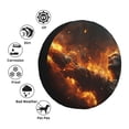 thumbnail image 4 of Logiee Cool Fire Man Print Spare Tire Cover, Universal Wheel Protectors,Waterproof Dust-Proof UV Sun Wheel Tire Cover,Fit for SUV, RV, Travel Trailer, Truck-14 inch, 4 of 6