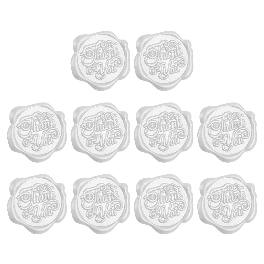 NUOLUX Stickers Wax Adhesive Seal Envelope Embossed Stickers Self