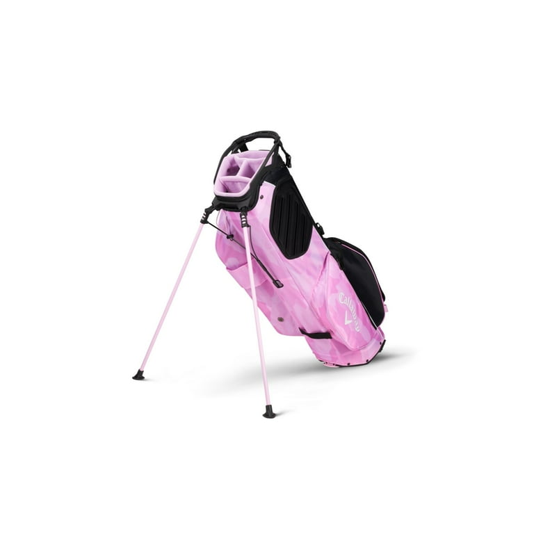 Callaway Fairway C Golf Club Stand Bag, Black and Pink Camo
