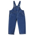 thumbnail image 2 of XXWXYD Girls Denim Overalls, Kids Baggy Wide Leg Suspender Jumpsuit with Adjustable Straps and Pockets for Casual Fall School Play Daily Outfit Wear, 2 of 7