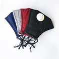thumbnail image 3 of Máscara de tela de algodón puro lavable para hombres y mujeres adultos con elemento filtrante, cinturón transpirable, válvula de respiración, 3 of 6