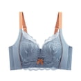 thumbnail image 1 of Abcnature Women Full Coverage Bras Lace Thin Style Ventilate Plus Size Bras without Steel Rim, 1 of 2