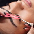 thumbnail image 4 of CTIRCHIU De Pinzas Para Pestañas Postizas De Inoxidable Color Rosa Para Maquillaje, 4 of 8