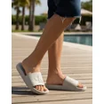 thumbnail image 2 of CHANCLAS CALVIN KLEIN SLIDE UNISEX GRIS, 2 of 5