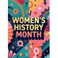 thumbnail image 4 of Women's History Month Floral Celebration Stars Background Backdrop Banner Decorations Photography Props Party Supplies Events Display, 4 of 8