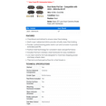 thumbnail image 2 of Rear Brake Pad Set - Compatible with 2023 - 2024 Kia K5 GT, 2 of 2